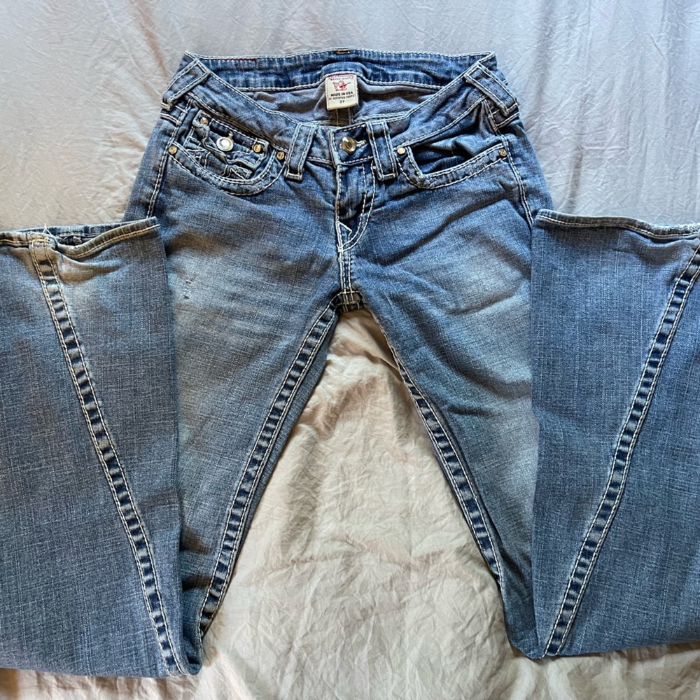 Women’s True Religion low rise bootcut jeans